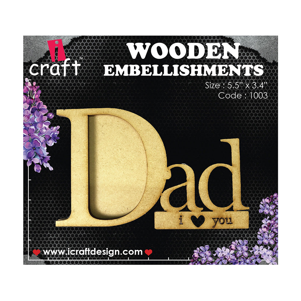 iCraft Wooden Photo Frames WE 1003