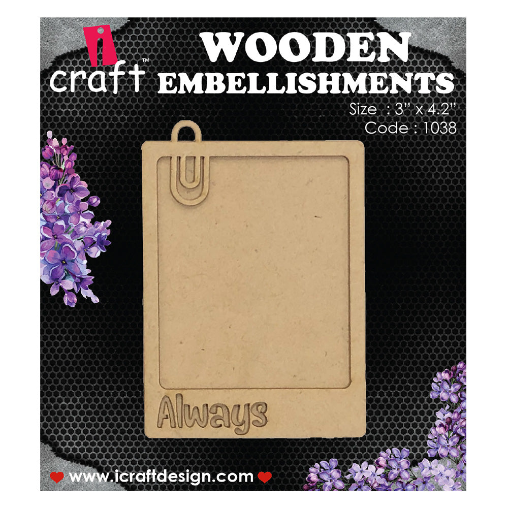 iCraft Wooden Photo Frames WE 1038