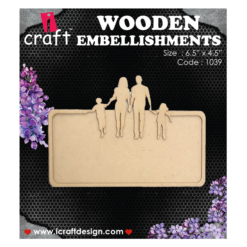 iCraft Wooden Photo Frames WE 1039