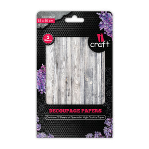iCraft Decoupage Paper Pack - Dual-Sheet Set for Resin Art & Furniture Upcycling and DIY’s - 3029