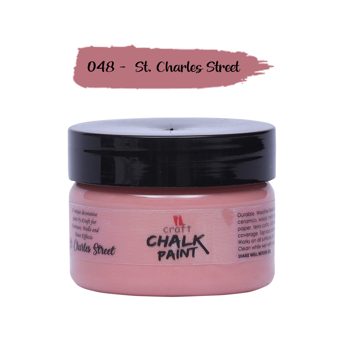 iCraft Premium Chalk Paint - Smooth, Creamy & Non-Toxic - Ideal for DIY & Resin Projects-50ml St Charles Street