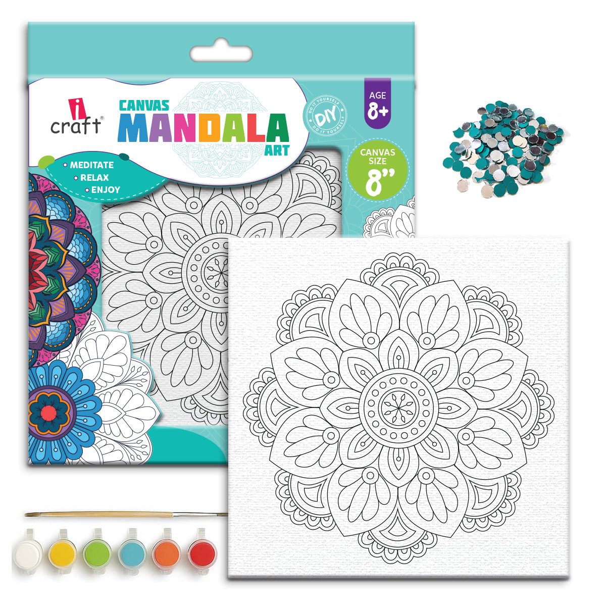 Canvas Mandala Art