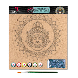 iCraft DIY Mandala Art Kit - Festive Home Decor - Durga Mandala