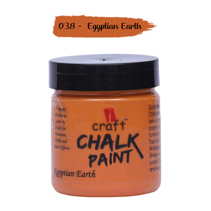 iCraft Premium Chalk Paint - Smooth, Creamy & Non-Toxic - Ideal for DIY & Resin Projects-100ml  Egyptian Earth
