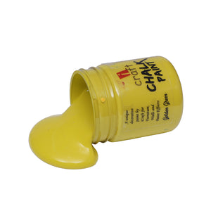 iCraft Premium Chalk Paint - Smooth, Creamy & Non-Toxic - Ideal for DIY & Resin Projects-100ml  Golden Green