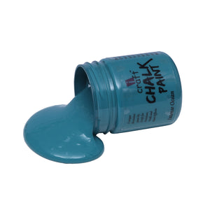 iCraft Premium Chalk Paint - Smooth, Creamy & Non-Toxic - Ideal for DIY & Resin Projects-250ml Intense Ocean
