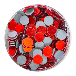 iCraft Accessories Acrylic Mirrors Round. Pack Of 25 Grams