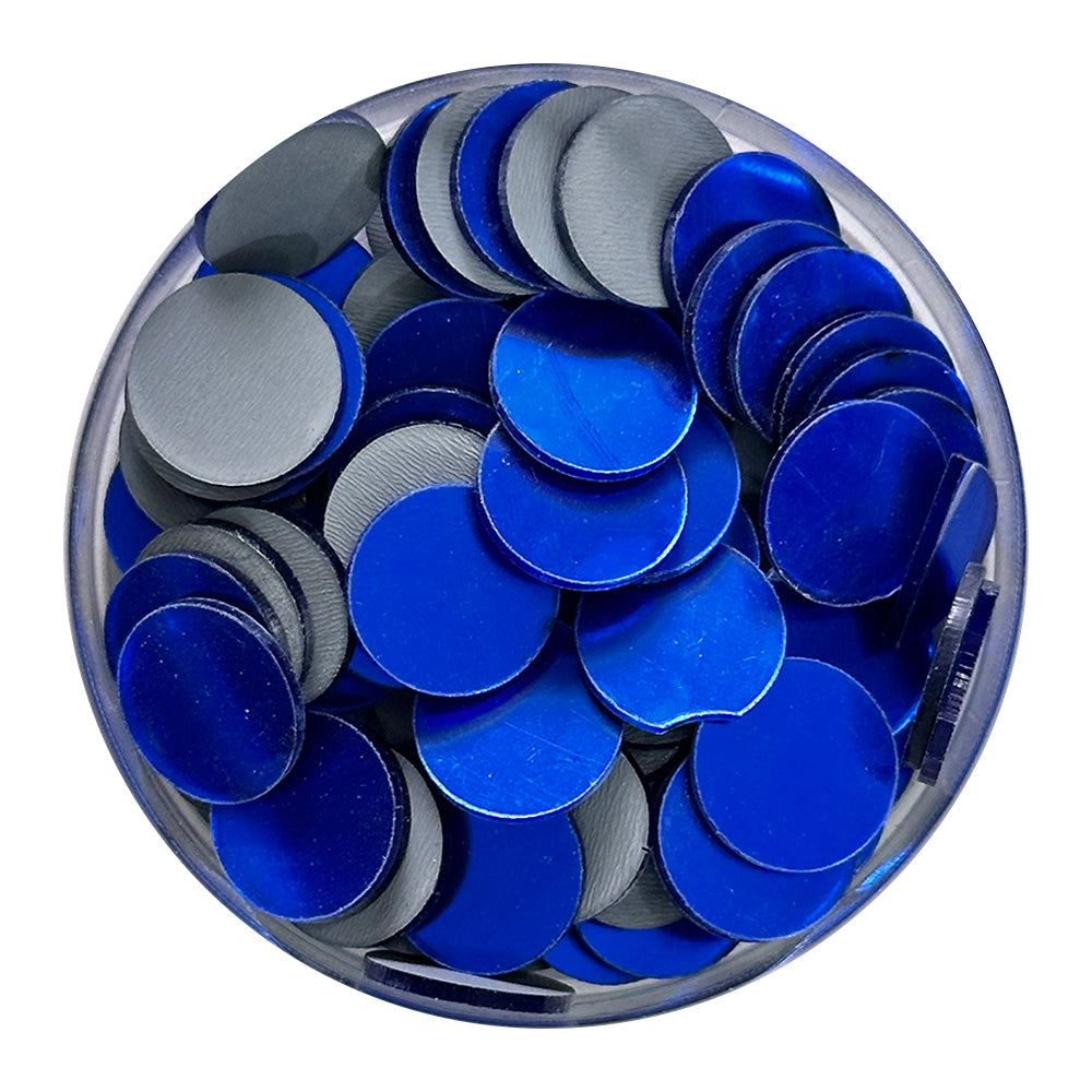 iCraft Accessories  Acrylic Mirrors Round 15MM. Pack Of 25 Grams