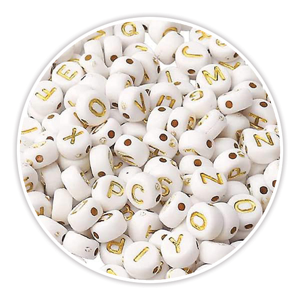 iCraft Alphabet Beads: WG Alphabet Round Create Personalized Jewelry and More!