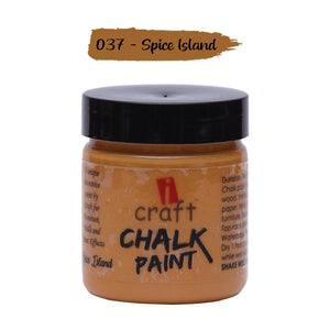 iCraft Premium Chalk Paint - Smooth, Creamy & Non-Toxic - Ideal for DIY & Resin Projects-100ml  Spice Island