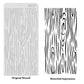 iCraft Multi-Surface Stencils - Perfect for Walls, DIY & Resin Art Projects | Reusable | Layering 4" x 8" Stencil-8617