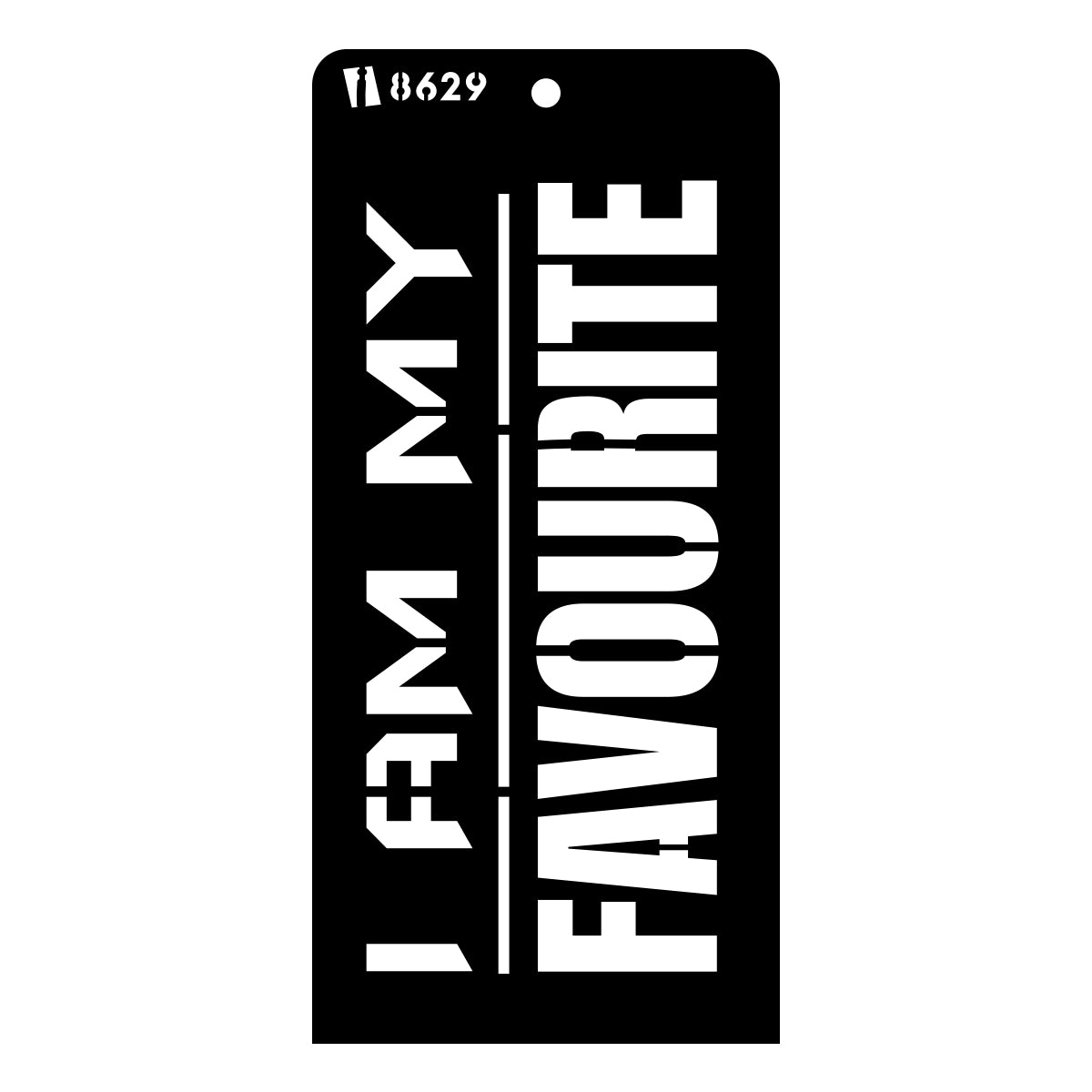 iCraft Multi-Surface Stencils - Perfect for Walls, DIY & Resin Art Projects | Reusable | Layering 4" x 8" Stencil-8629