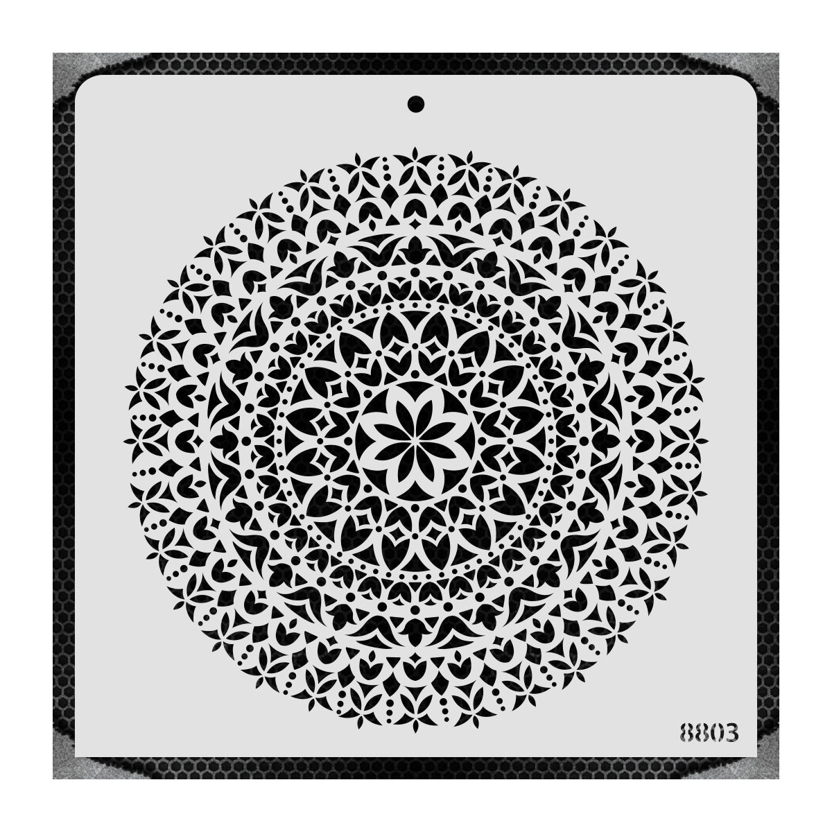 iCraft Multi-Surface Stencils - Perfect for Walls, DIY & Resin Art Projects | Reusable |12" x 12" Stencil-8803