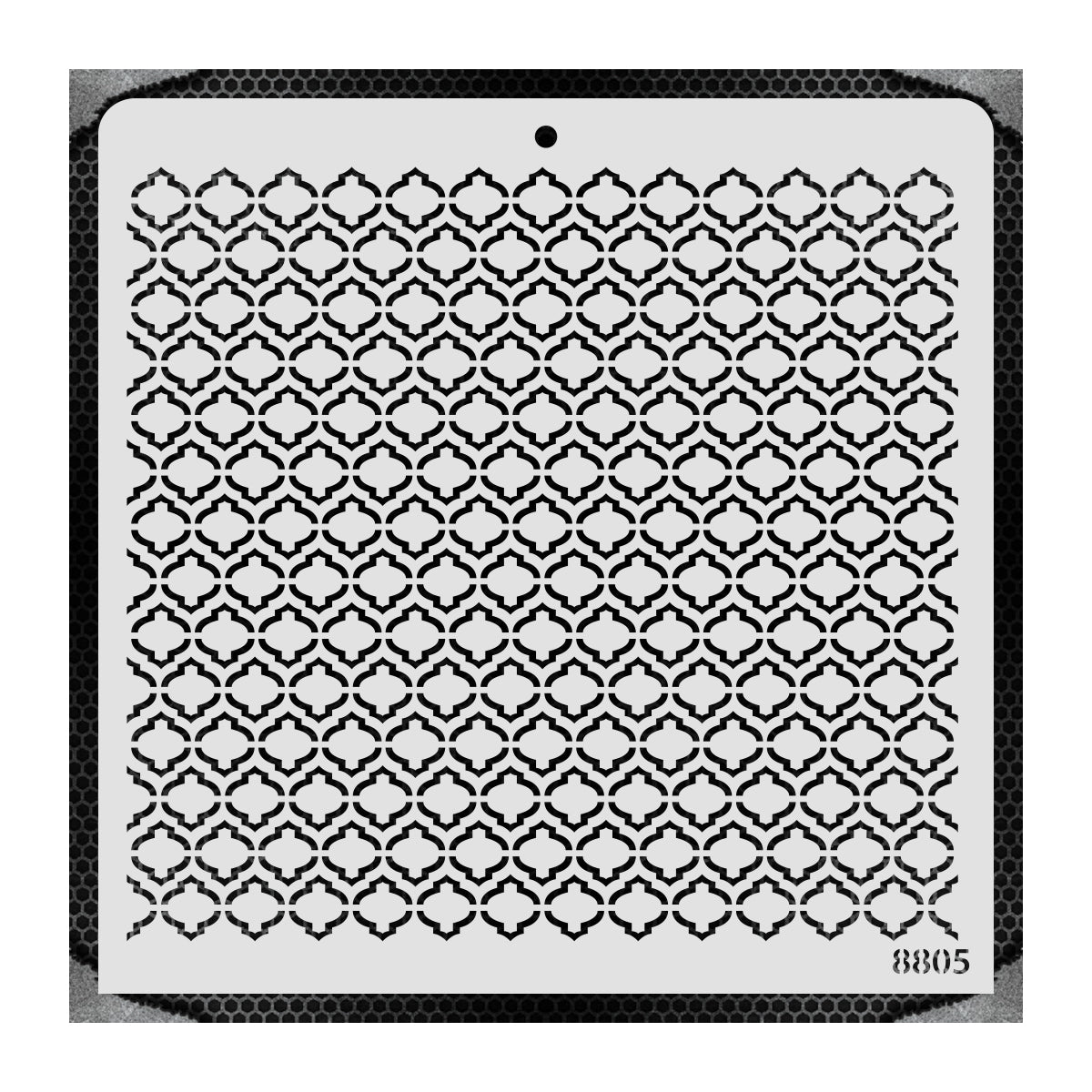 iCraft Multi-Surface Stencils - Perfect for Walls, DIY & Resin Art Projects | Reusable |12" x 12" Stencil-8805