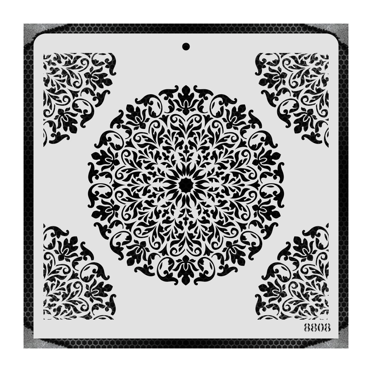 iCraft Multi-Surface Stencils - Perfect for Walls, DIY & Resin Art Projects | Reusable |12" x 12" Stencil-8808