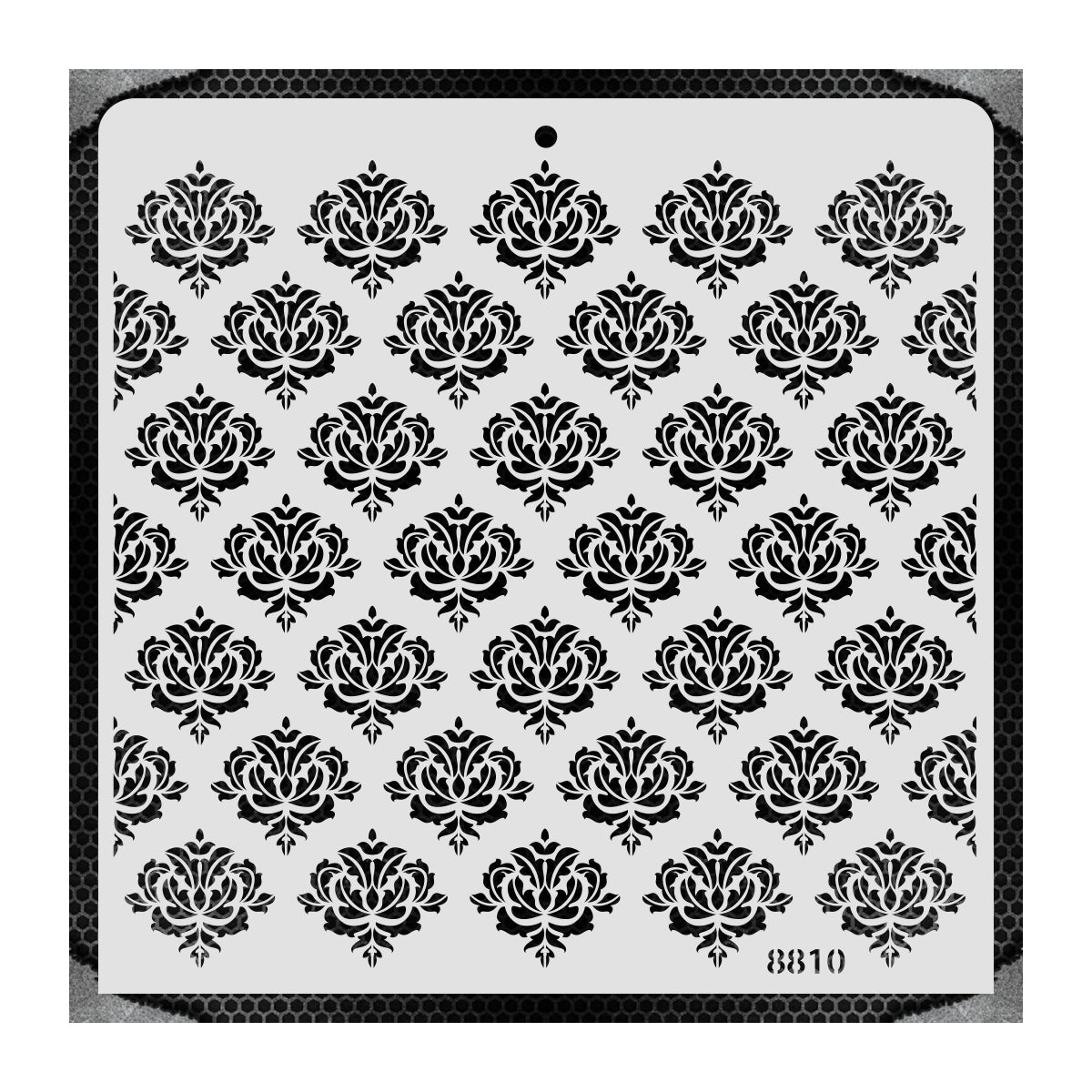 iCraft Multi-Surface Stencils - Perfect for Walls, DIY & Resin Art Projects | Reusable |12" x 12" Stencil-8810