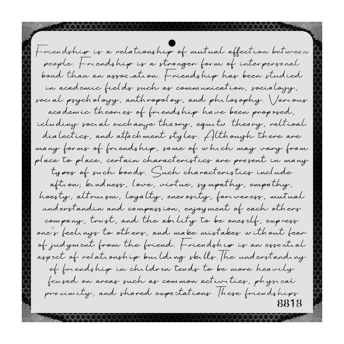 iCraft Multi-Surface Stencils - Perfect for Walls, DIY & Resin Art Projects | Reusable |12" x 12" Stencil-8818