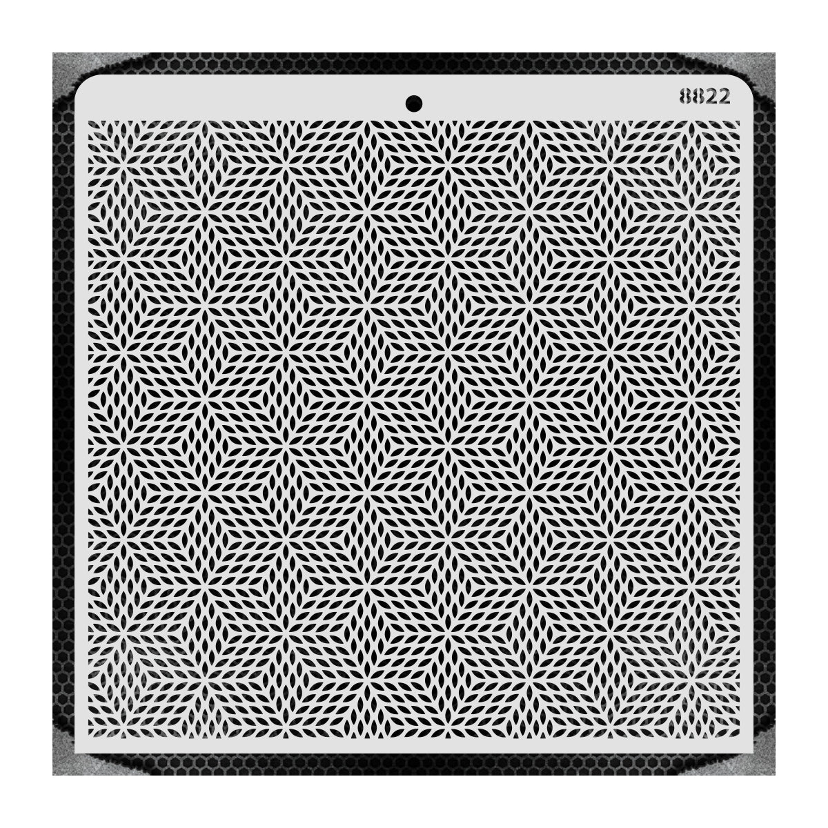 iCraft Multi-Surface Stencils - Perfect for Walls, DIY & Resin Art Projects | Reusable |12" x 12" Stencil-8822