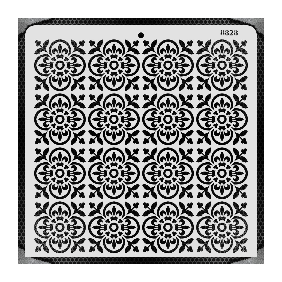 iCraft Multi-Surface Stencils - Perfect for Walls, DIY & Resin Art Projects | Reusable |12" x 12" Stencil-8828
