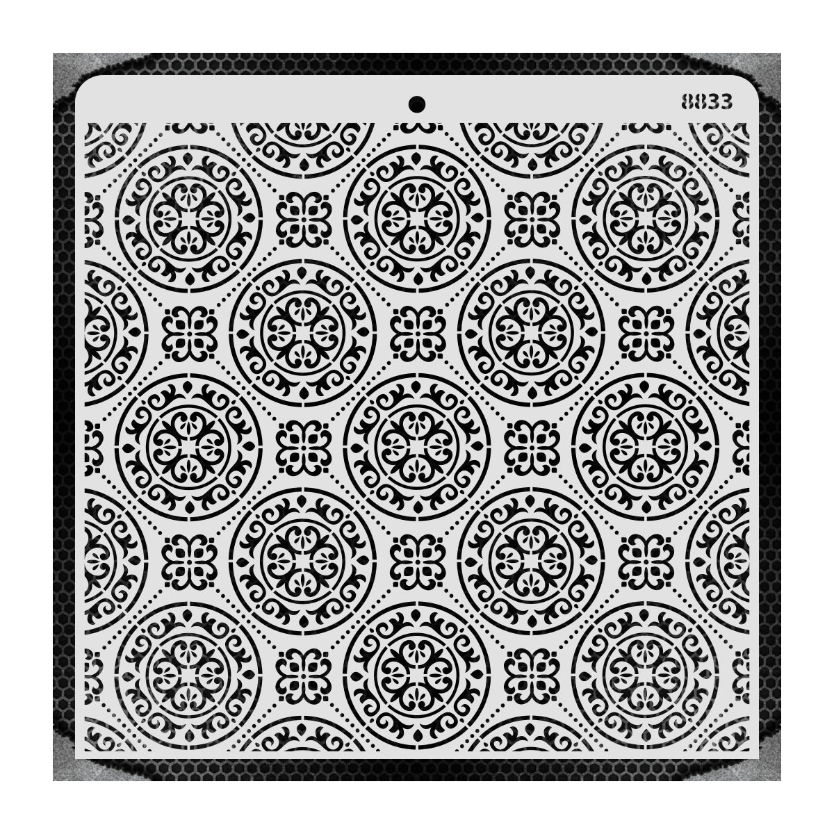 iCraft Multi-Surface Stencils - Perfect for Walls, DIY & Resin Art Projects | Reusable |12" x 12" Stencil-8833