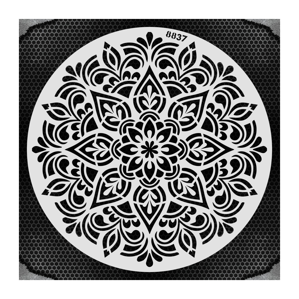 iCraft Multi-Surface Stencils - Perfect for Walls, DIY & Resin Art Projects | Reusable |12" x 12" Stencil-8837