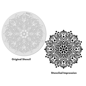 iCraft Multi-Surface Stencils - Perfect for Walls, DIY & Resin Art Projects | Reusable |12" x 12" Stencil-8838