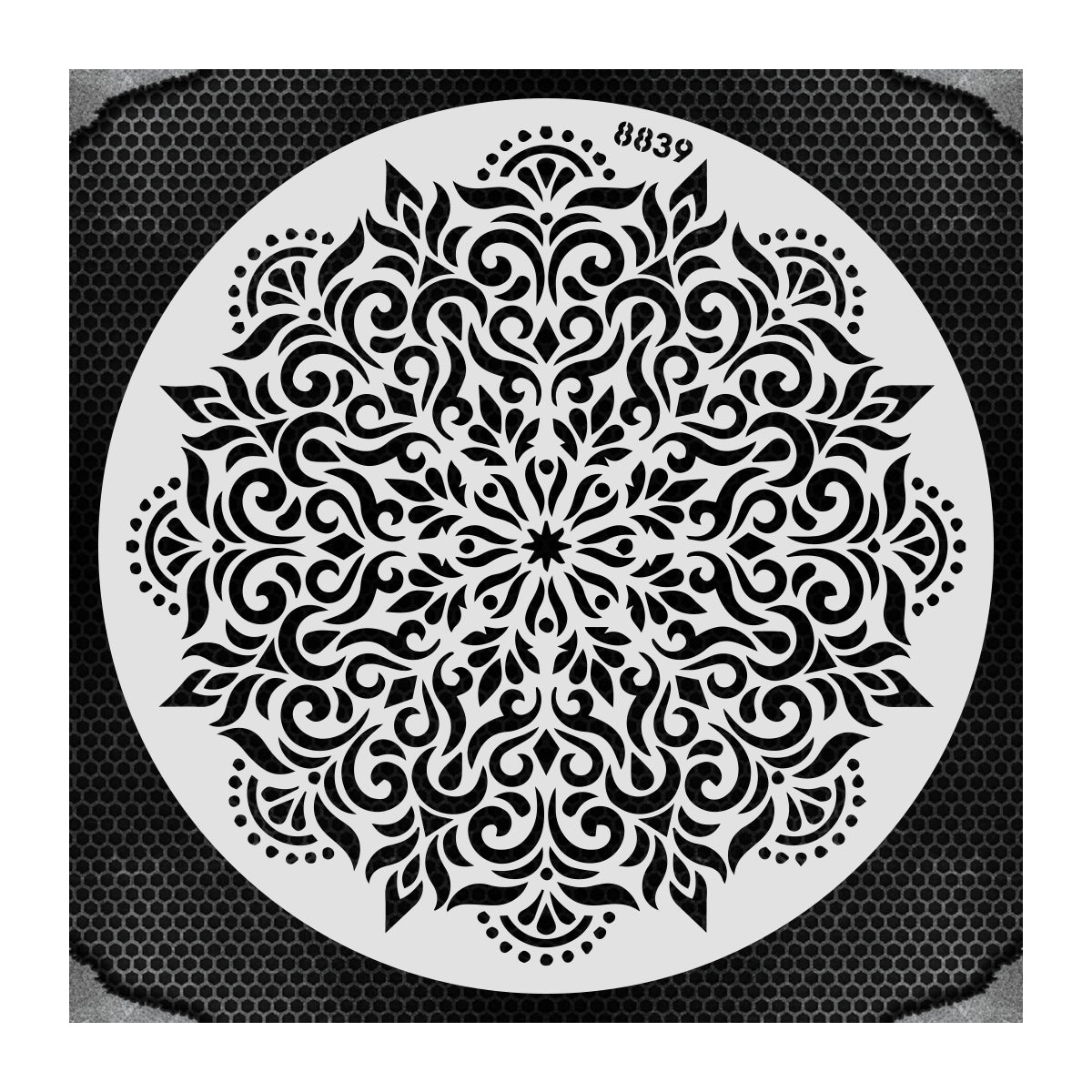 iCraft Multi-Surface Stencils - Perfect for Walls, DIY & Resin Art Projects | Reusable |12" x 12" Stencil-8839