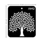 iCraft Multi-Surface Stencils - Perfect for Walls, DIY & Resin Art Projects | Reusable |Mini Stencil 4"x 4"-8942