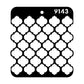 iCraft Multi-Surface Stencils - Perfect for Walls, DIY & Resin Art Projects | Reusable |Mini Stencil 4"x 4"-9143