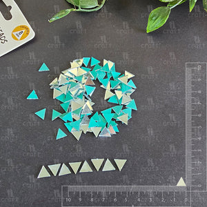 iCraft Triangle  Glass Mirror Beads