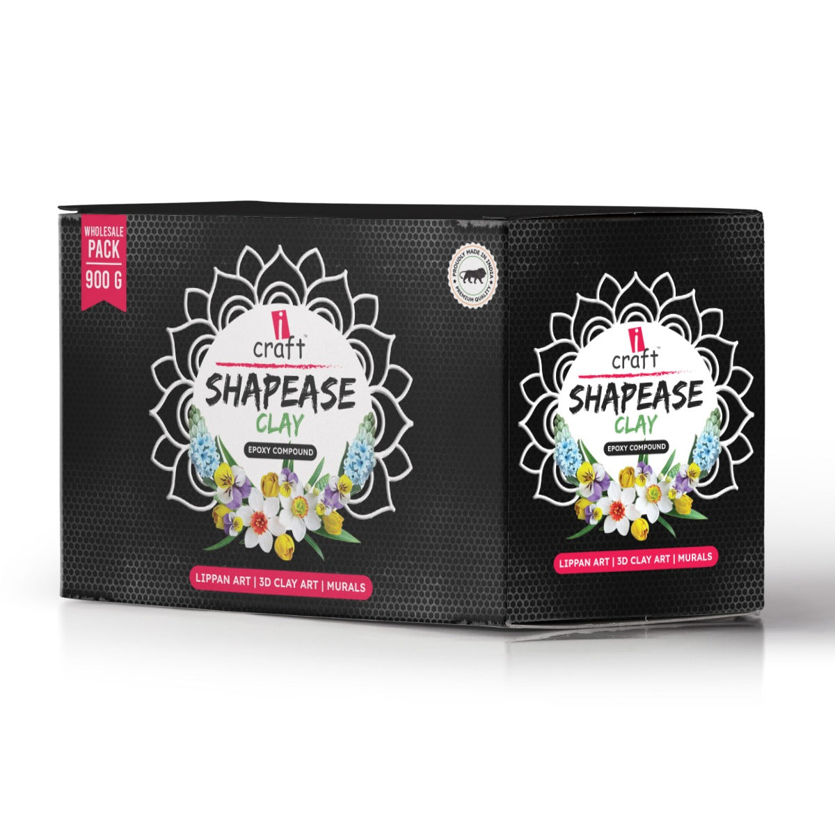 Shapease Clay By iCraft-Pack Of 16 Pcs