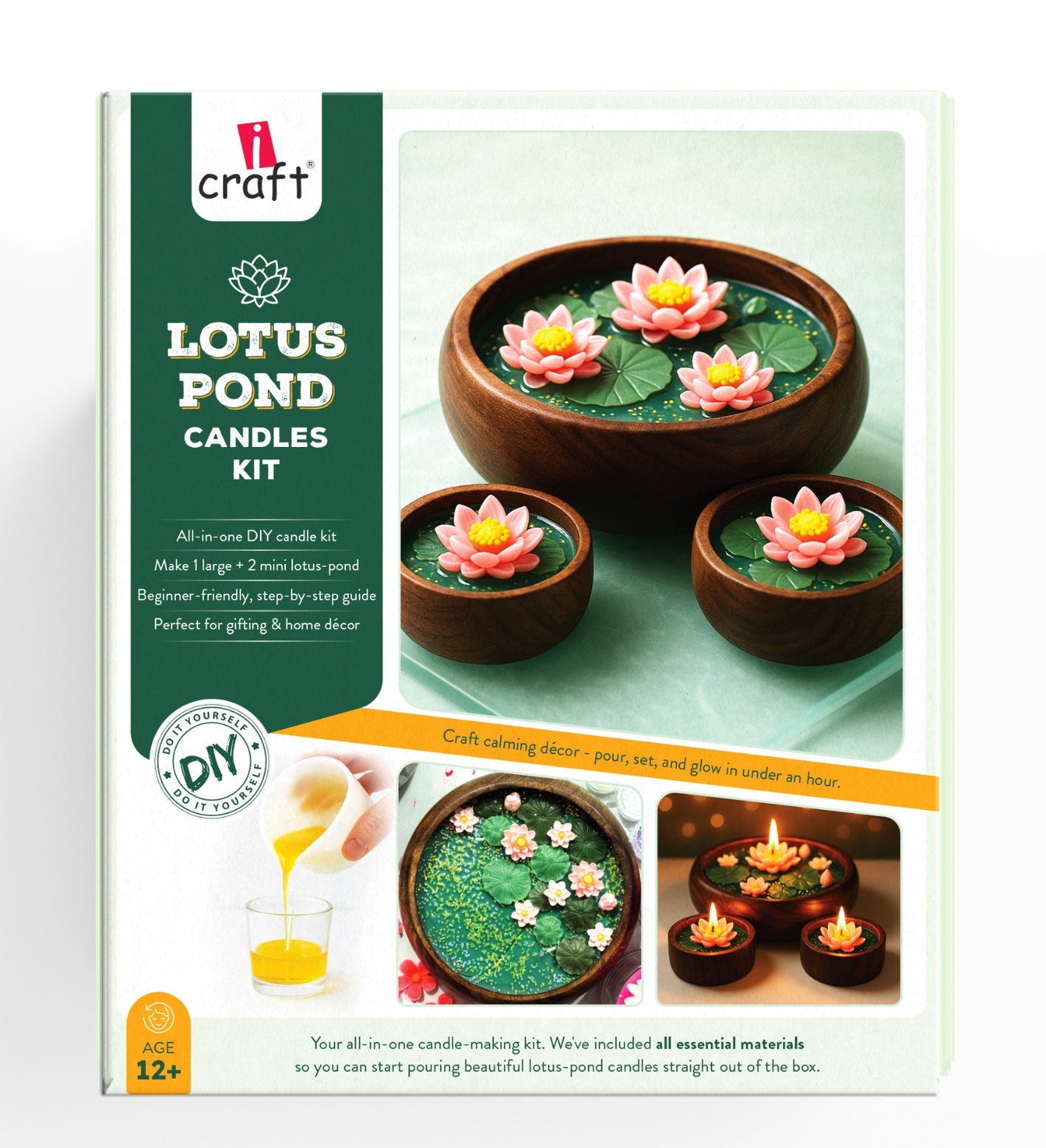 DIY Lotus Pond Candle Making Kit