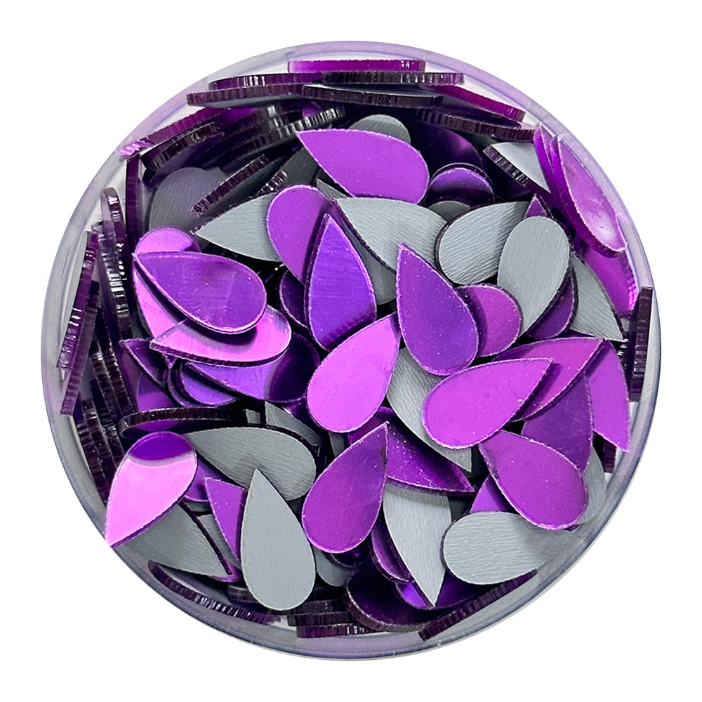 iCraft Accessories  Acrylic Mirrors Drop 16MM. Pack Of 25 Grams