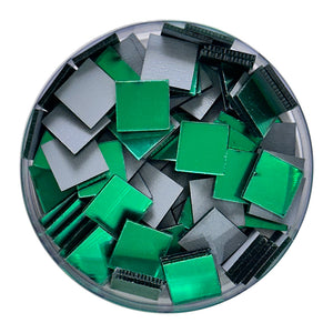 iCraft Accessories  Acrylic Mirrors Square 12mm. Pack Of 25Grams