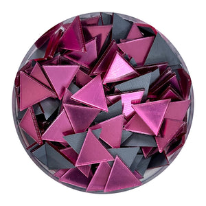 iCraft Accessories  Acrylic Mirrors Triangle 15MM. Pack Of 25 Grams