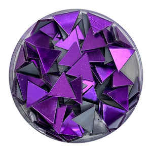 iCraft Accessories  Acrylic Mirrors Triangle 15MM. Pack Of 25 Grams