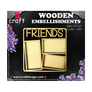 iCraft Wooden Photo Frames WE 1007