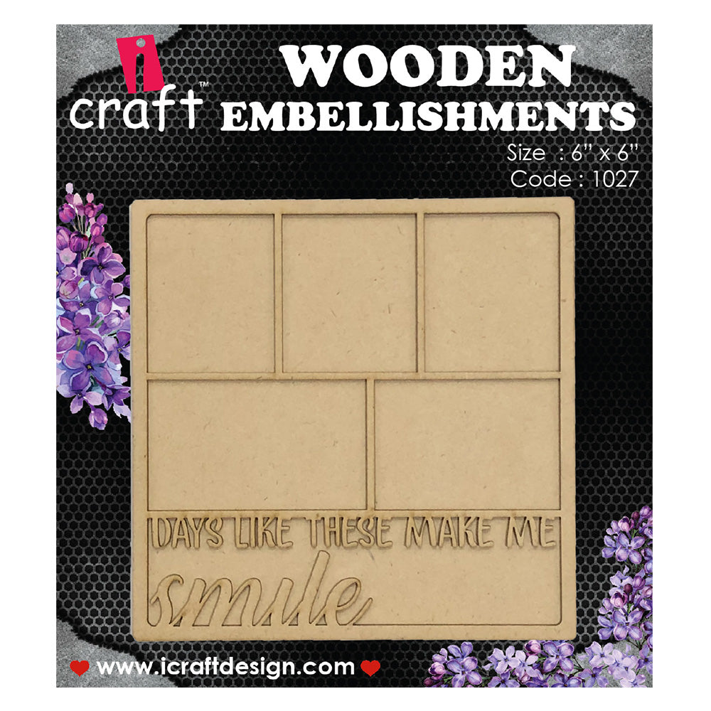 iCraft Wooden Photo Frames WE 1027