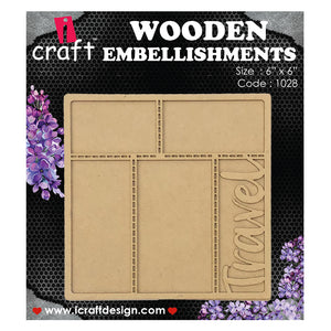 iCraft Wooden Photo Frames WE 1028