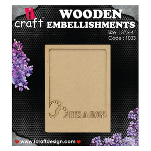iCraft Wooden Photo Frames WE 1033