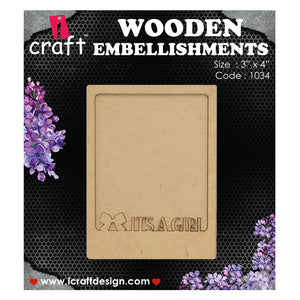 iCraft Wooden Photo Frames WE 1034