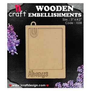 iCraft Wooden Photo Frames WE 1038