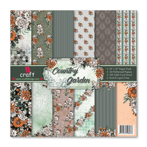 iCraft Pattern Paper- Country Garden