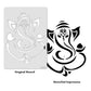 iCraft Multi-Surface Stencils - Perfect for Walls, DIY & Resin Art Projects | Reusable |A4 Stencil-12013