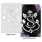 iCraft Multi-Surface Stencils - Perfect for Walls, DIY & Resin Art Projects | Reusable |A4 Stencil-12013