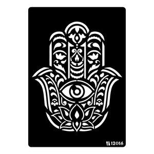 iCraft Multi-Surface Stencils - Perfect for Walls, DIY & Resin Art Projects | Reusable |A4 Stencil-12016