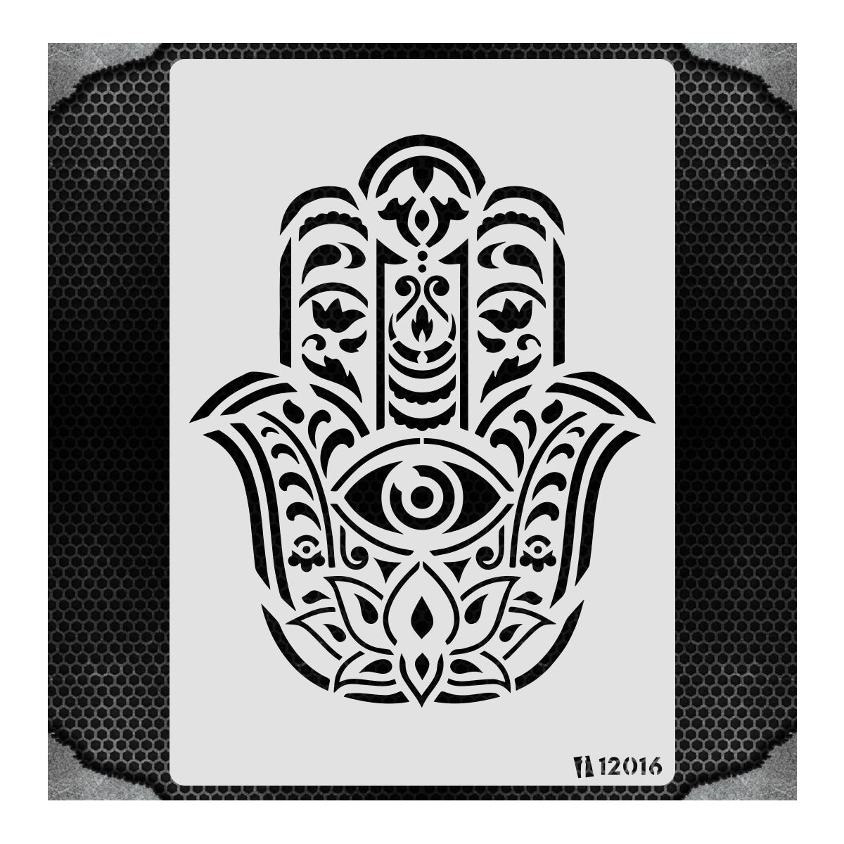 iCraft Multi-Surface Stencils - Perfect for Walls, DIY & Resin Art Projects | Reusable |A4 Stencil-12016
