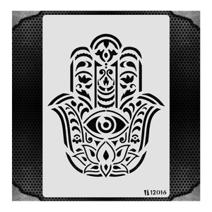 iCraft Multi-Surface Stencils - Perfect for Walls, DIY & Resin Art Projects | Reusable |A4 Stencil-12016