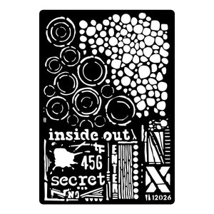 iCraft Multi-Surface Stencils - Perfect for Walls, DIY & Resin Art Projects | Reusable |A4 Stencil-12026