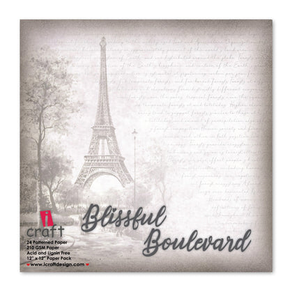 iCraft Pattern Paper- Blissful Boulevard